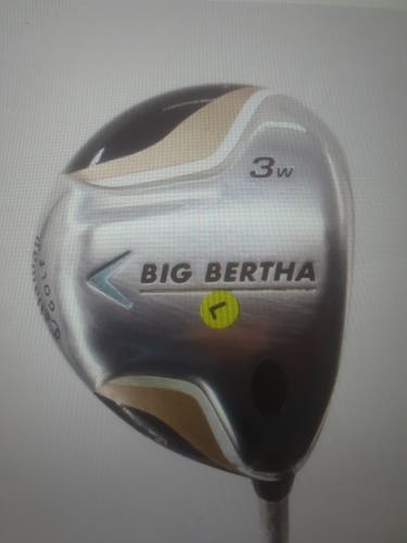 Used Women's Callaway Big Bertha Fairway Wood Ladies Flex 3 Wood