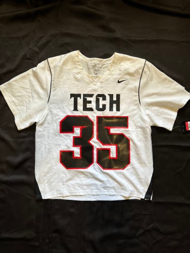 Texas Tech Men’s Nike Lacrosse Jersey #35 (White)