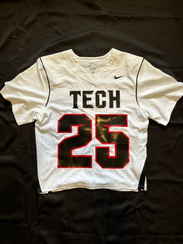 Texas Tech Nike Men’s Lacrosse Jersey #25 (White)