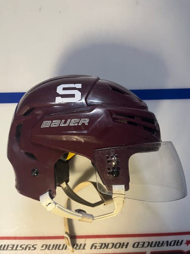 Sick Rare Bauer Maroon Hockey Helmet