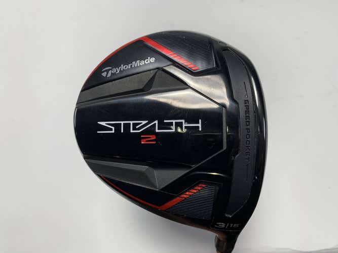 TaylorMade Stealth 2 3 Fairway Wood 15* Fujikura Ventus TR 5-R Regular Mens RH