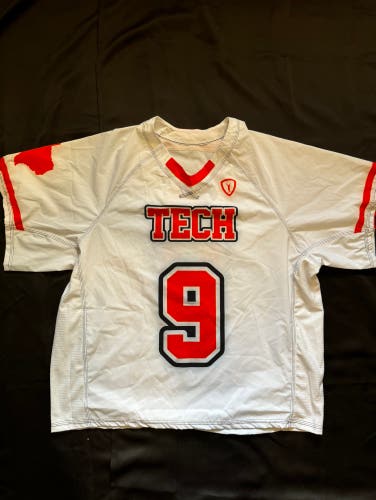 Texas Tech Men’s Adrenaline Lacrosse Jersey #9 (White)