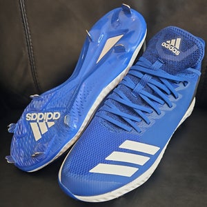 Adidas (US Size 12) Blue Icon Bounce Hybrid Men's Baseball Cleats