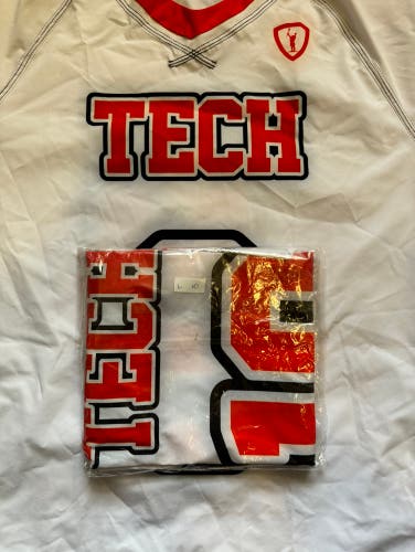 Texas Tech Men’s Adrenaline Lacrosse Jersey #10 (White)