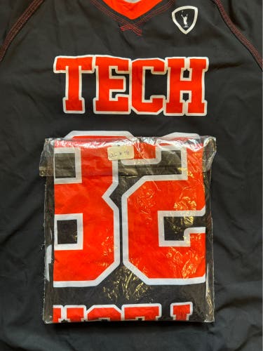 Texas Tech Men’s Adrenaline Lacrosse Jersey #28 (Black)