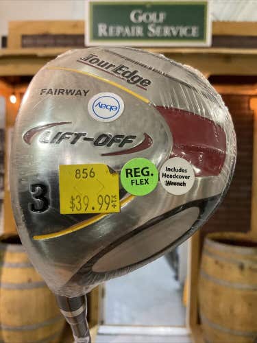 Tour Edge Lift-Off #3 Fairway Wood Club Lightweight Regular Flex Graphite MLH