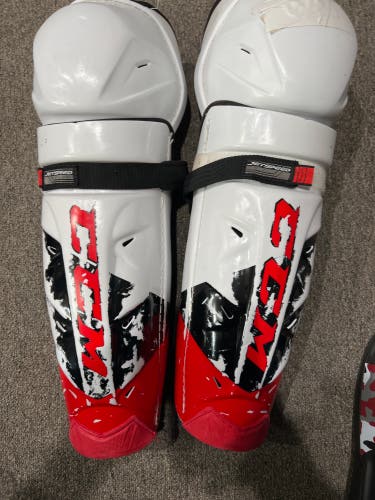 Hockey shin pads