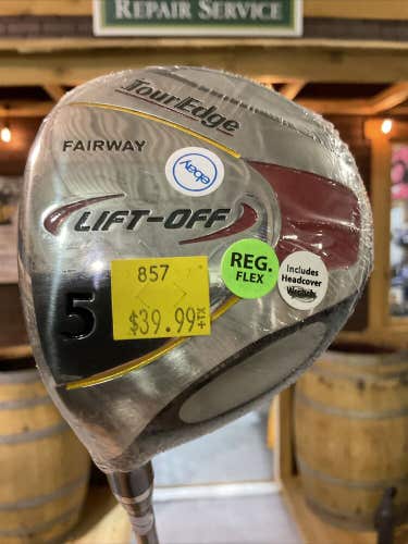 Tour Edge Lift-Off #5 Fairway Wood Club Lightweight Regular Flex Graphite MLH