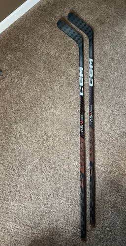2 pack of CCM jetspeed FT5 pro dressed as AS-V pro LH 85 flex