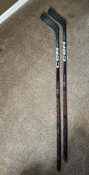 2 pack of CCM jetspeed FT5 pro dressed as AS-V pro LH 85 flex