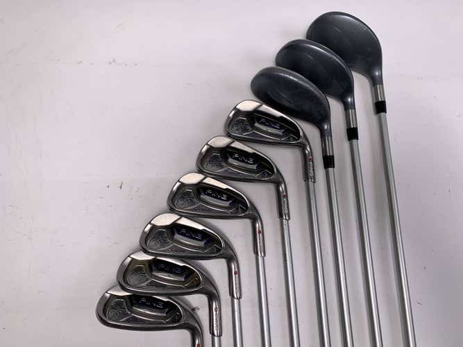 Ping Serene Iron Set 4-PW+SW+LW Red Dot 1* Flat ULT 210 Ladies Graphite RH +1/2"