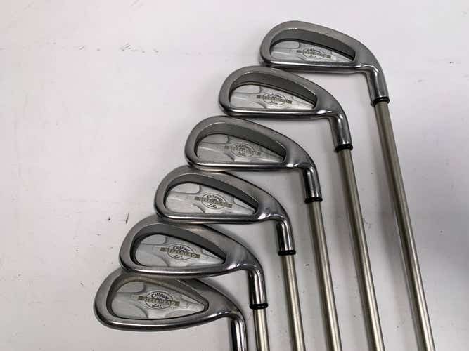 Callaway X-14 Iron Set 4-PW (No 8) Steelhead X-14 Gems Ladies Graphite Womens RH