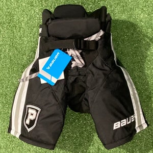 New Black Youth Medium Bauer Custom Nexus Elite Providence Hockey Club Hockey Pants