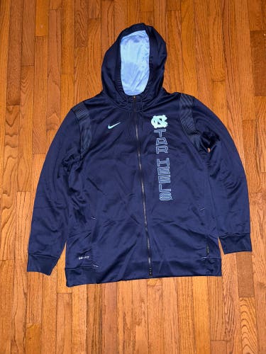 NEW Team-Issued Full-zip UNC Nike Hoodie