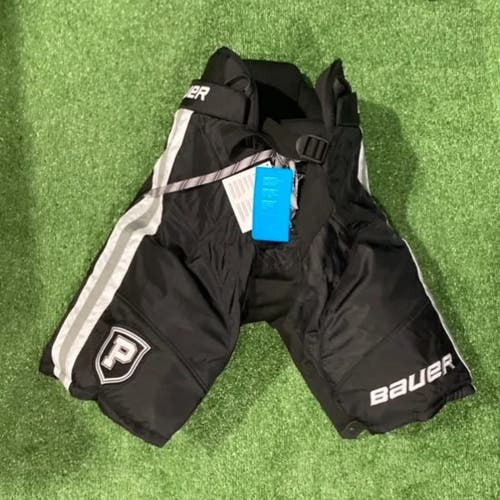 New Black Youth Large Bauer Custom Nexus Elite Providence Hockey Club Hockey Pants