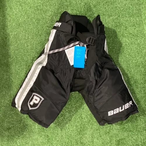 New Black Youth Large Bauer Custom Nexus Elite Providence Hockey Club Hockey Pants