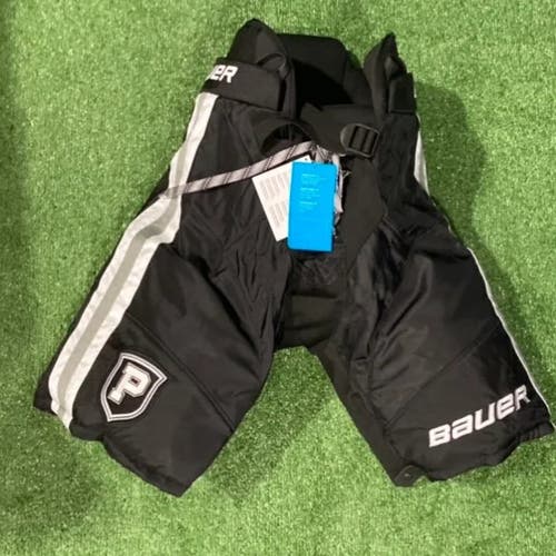 New Black Youth Large Bauer Custom Nexus Elite Providence Hockey Club Hockey Pants