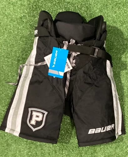 New Black Youth Large Bauer Custom Nexus Elite Providence Hockey Club Hockey Pants