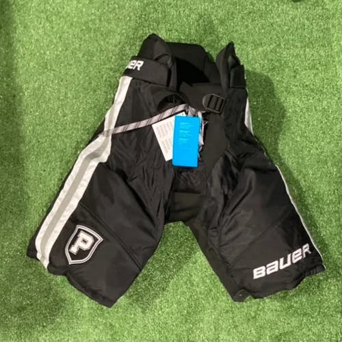 New Black Youth Large Bauer Custom Nexus Elite Providence Hockey Club Hockey Pants