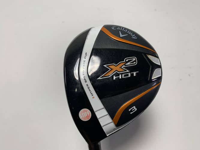 Callaway X2 Hot 3 Fairway Wood 15* Aldila Tour ATX 60g Stiff Graphite Mens LH