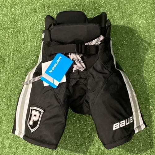 New Black Youth Medium Bauer Custom Nexus Elite Providence Hockey Club Hockey Pants