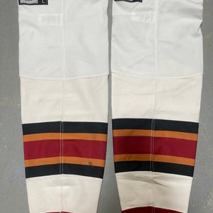 CCM Edge Pro Stock Hockey Shin Pad Socks Arizona Coyotes Away 9549