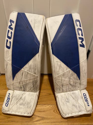 Used  CCM Axis 2.9 Goalie Leg Pads