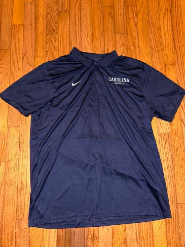 Team-issued Nike UNC Lacrosse Gameday Polo
