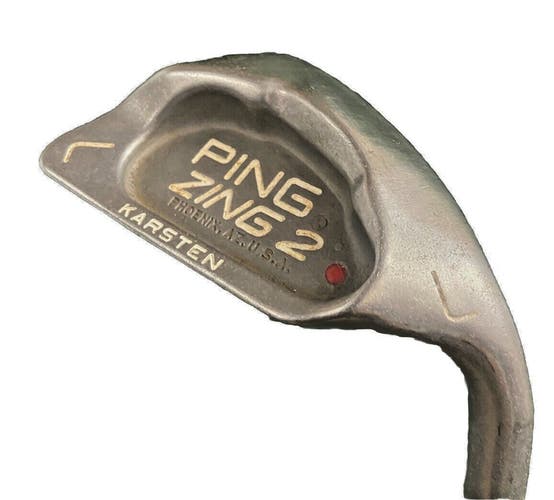 Ping Zing2 Lob Wedge 61* Red Dot RH Karsten 201 Stiff Graphite 36.5" Good Grip