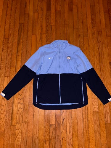 Team-Issued Nike UNC Lacrosse Travel Jacket(XL) (worn On Gameday)