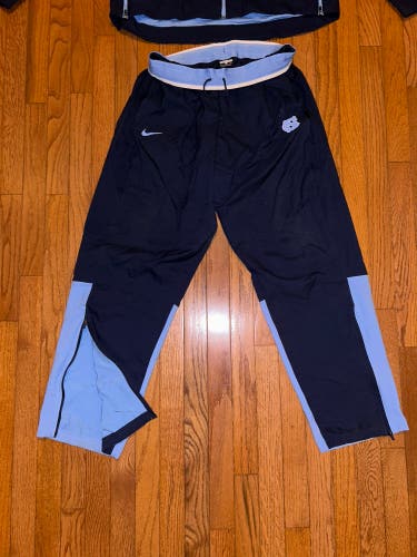 Team-Issued Nike UNC Lacrosse Travel Pants(XL)(worn On Gameday)