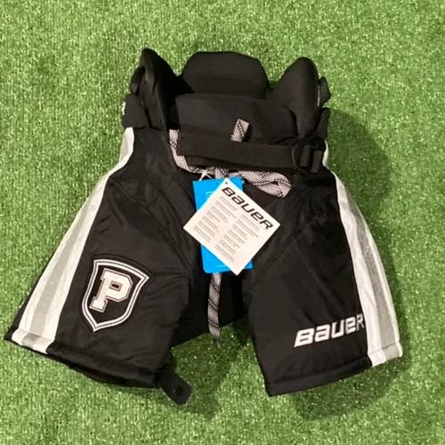 New Black Junior Small Bauer Nexus Custom Pro Providence Hockey Club Team Return Hockey Pants