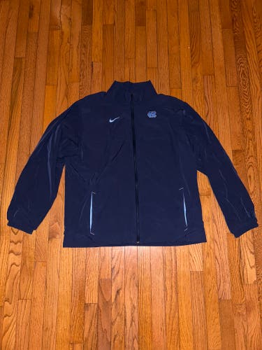 Team-Issued Nike UNC Lacrosse Travel Jacket(XL) (worn On Gameday)