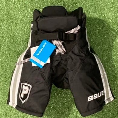 New Black Junior Medium Bauer Nexus Custom Pro Providence Hockey Club Team Return Hockey Pants