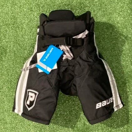 New Black Junior Medium Bauer Nexus Custom Pro Providence Hockey Club Team Return Hockey Pants