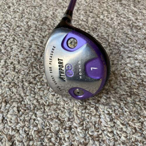 Womens Honma Japanese Athport 7 Wood Purple