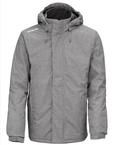 NEW CCM Winter Jacket, Dark Heather Gray, Sr. Large