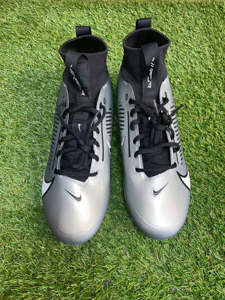 *SOLD* Nike Vapor Edge Pro 360 2 Football Cleats Metallic Grey DA5456-002 Mens 12 NEW