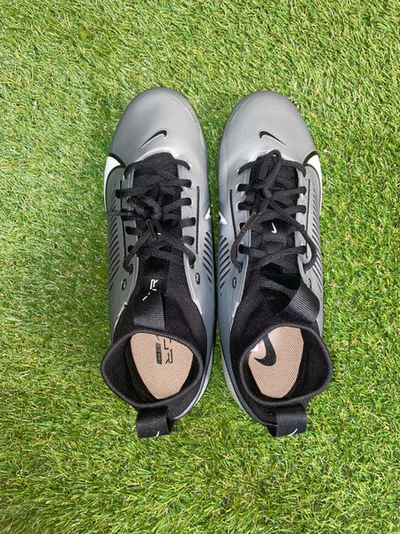 *SOLD* Nike Vapor Edge Pro 360 2 Football Cleats Metallic Grey DA5456-002 Mens 12 NEW