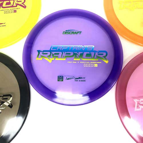 Discraft 2021 Ulibarri Captain's Raptor Disc Golf Driver Various Colors