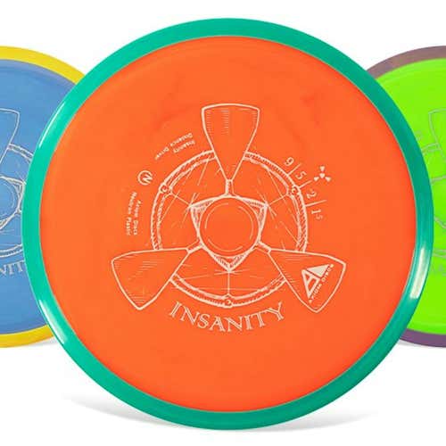 New Axiom Neutron Insanity Disc Golf Driver Various Colors