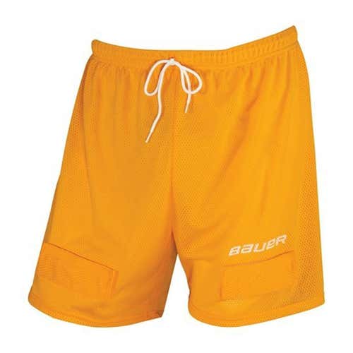 New Bauer Jock Short Mesh Yellow Adult Lg