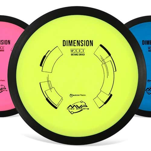 New Mvp Neutron Dimension Disc Golf Driver Various Colors