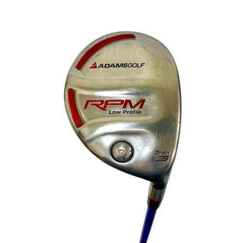 Used Adams Golf Rpm Men's Right 3 Wood Regular Flex Graphite Shaft