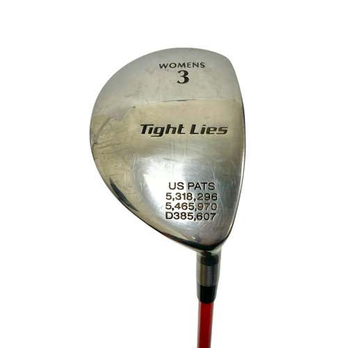 Used Adams Golf Tight Lies Women's Right 3 Wood Ladies Flex Graphite Shaft