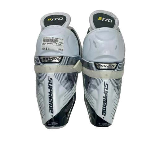 Used Bauer Supreme S170 Hockey Shin Guards 8"