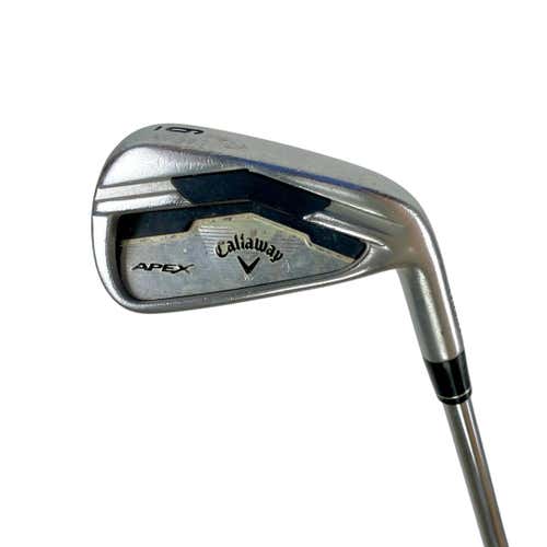 Used Callaway Apex Forged Men's Right 6 Iron Stiff Flex Steel Shaft