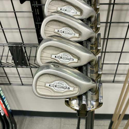 Used Callaway Big Bertha X12 Men's Right Iron Set 4i-pw Regular Flex Graphite Shaft