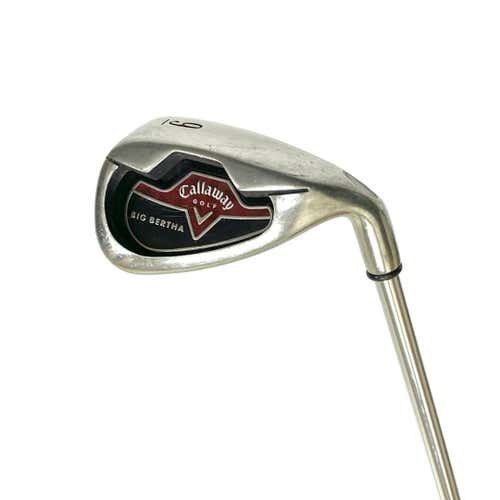 Used Callaway Big Bertha Men's Right 9 Iron Stiff Flex Steel Shaft