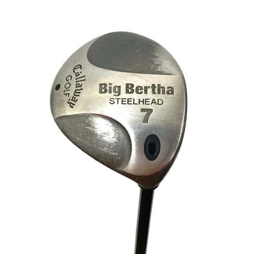 Used Callaway Big Bertha Stealhead Men's Right 7 Wood Senior Flex Graphite Shaft